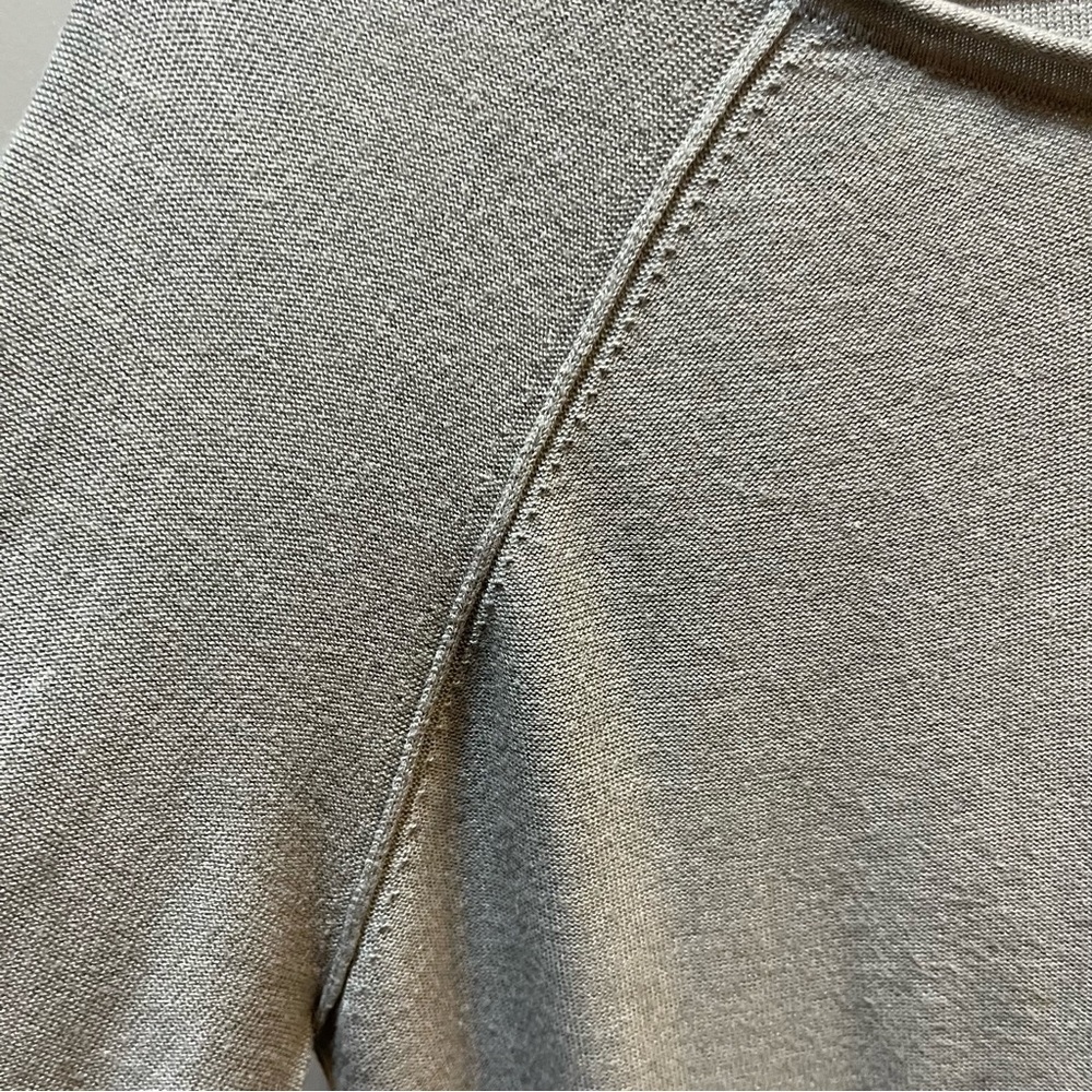 T By Alexander Wang Color Block Gray Wool/Silk Bl… - image 6